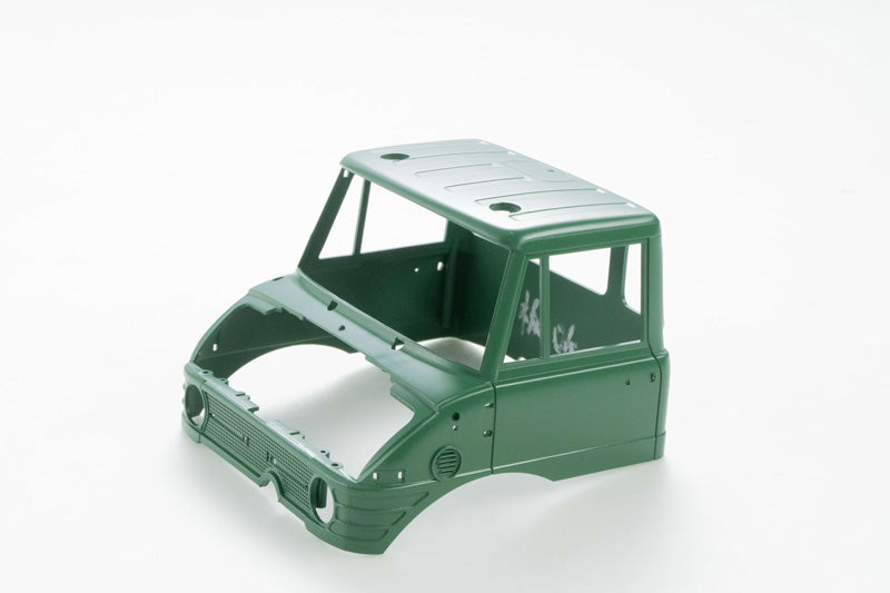 Green car body shell for 1:24 Unimog 421 remote control model