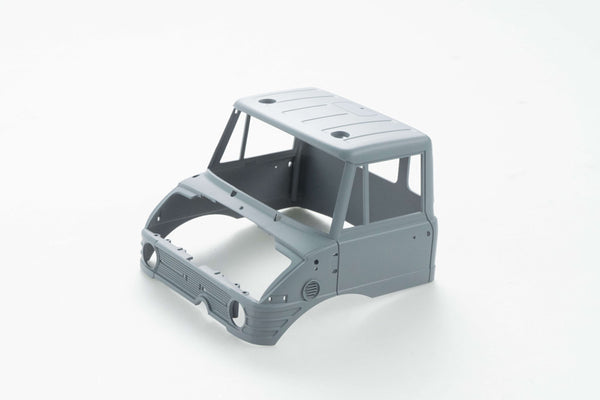 1:24 Unimog 421 gray car body model for RC vehicles