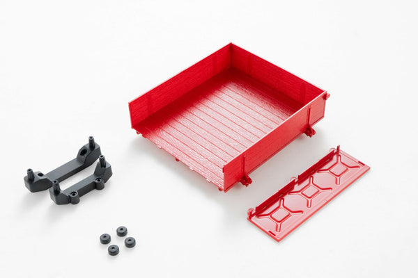 1:24 Unimog 421 red car hopper part with additional components