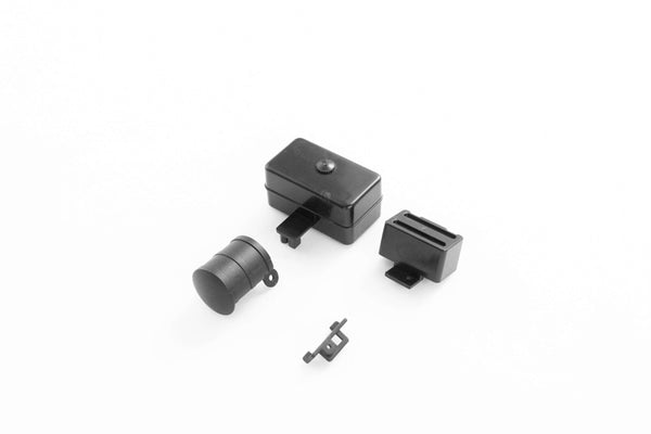 1:24 Unimog gas tank and accessory parts for RC model cars