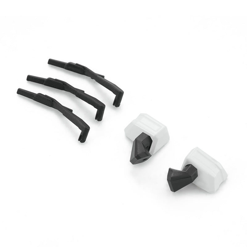 1:18 HUMMER EV rearview mirror and wiper set in black and gray