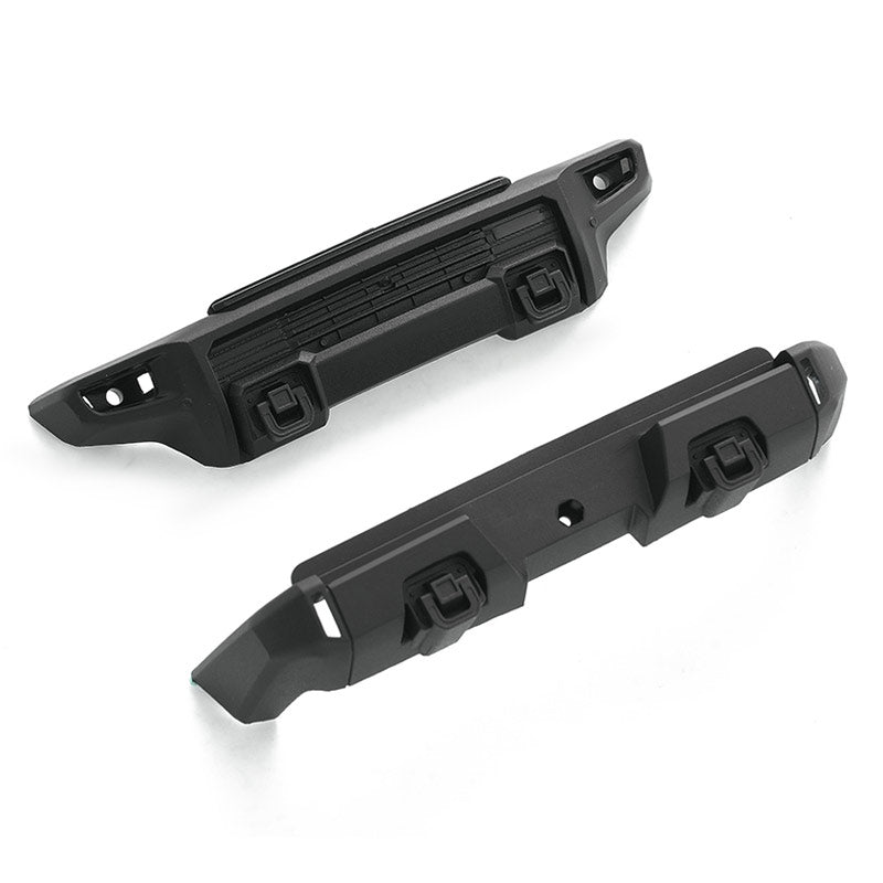 1:18 HUMMER EV bumper parts, black, detailed design for remote control vehicles.