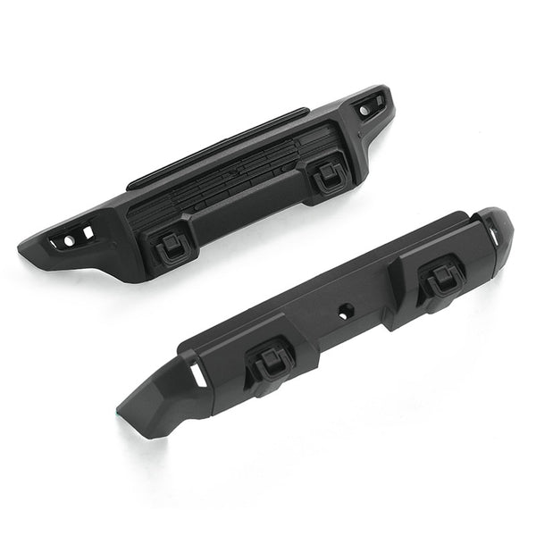 1:18 HUMMER EV bumper parts, black, detailed design for remote control vehicles.