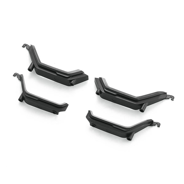 1:18 HUMMER EV wheel brow set in black for RC model customization.