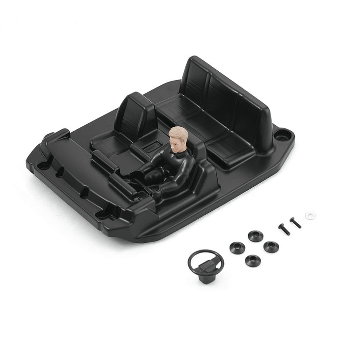 1:18 Hummer EV cockpit set with driver figure and steering wheel