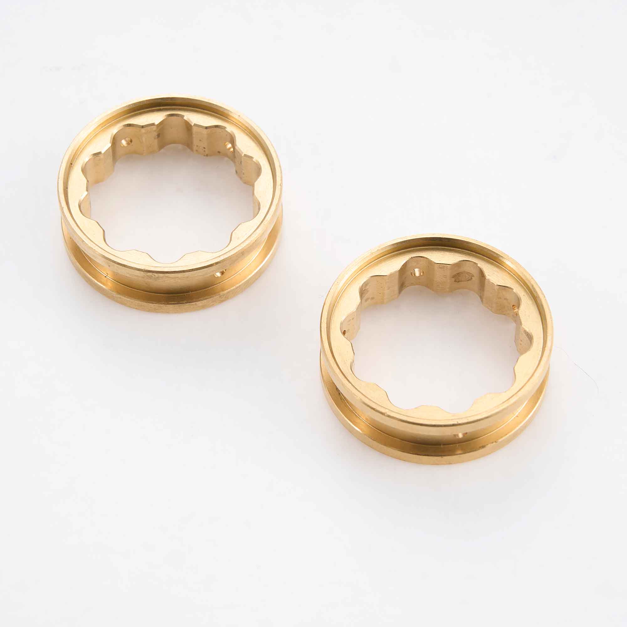 FCX18 Land Cruiser 80 brass wheel counterweights for RC models