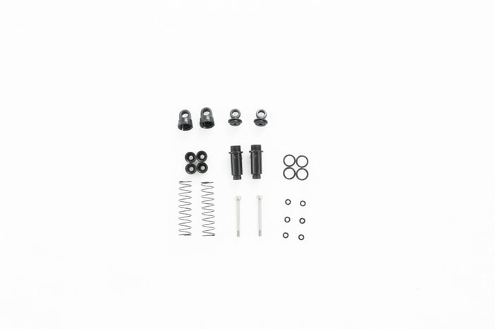 Rear oil shock absorbers assembly for 1:24 Unimog with springs and seals
