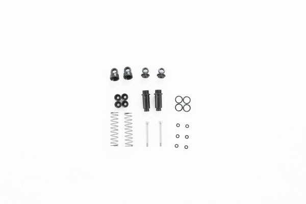 Rear oil shock absorbers assembly for 1:24 Unimog with springs and seals