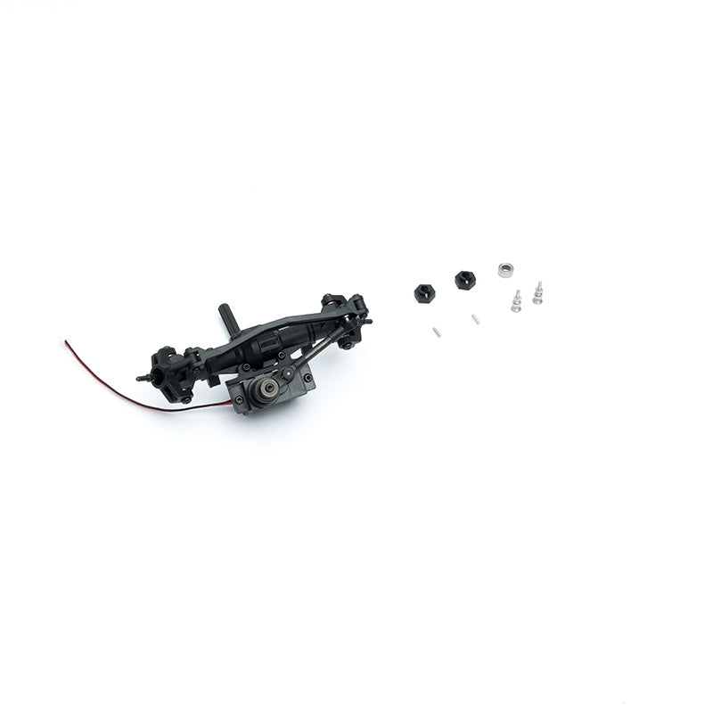 FCX24M front axle assembly with installation screws and nuts