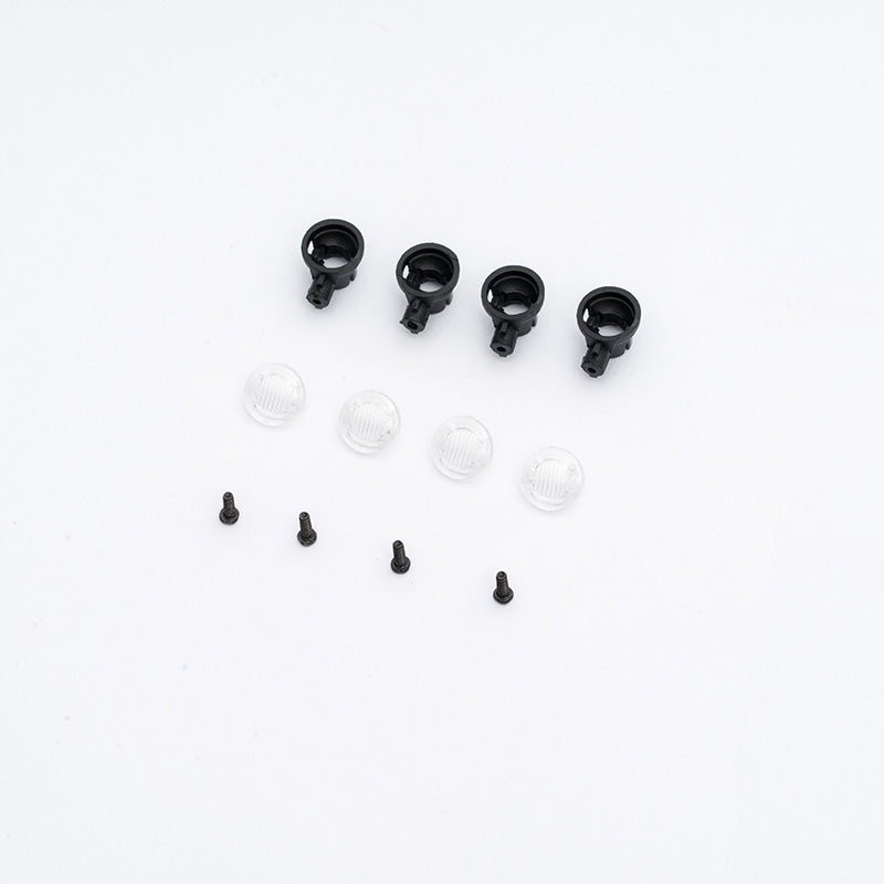 FCX24M Range Rover spotlight cup set with black cups and clear lenses