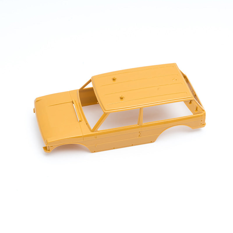 Yellow car body shell for FCX24M Range Rover RC model