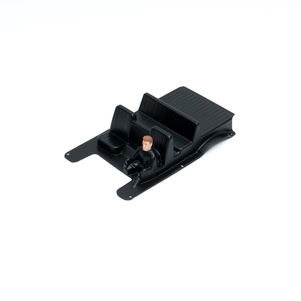 FCX24M blister seat compartment with figure for RC model upgrades