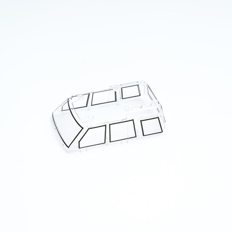 Clear plastic shell body for FCX24M Discovery remote control vehicle