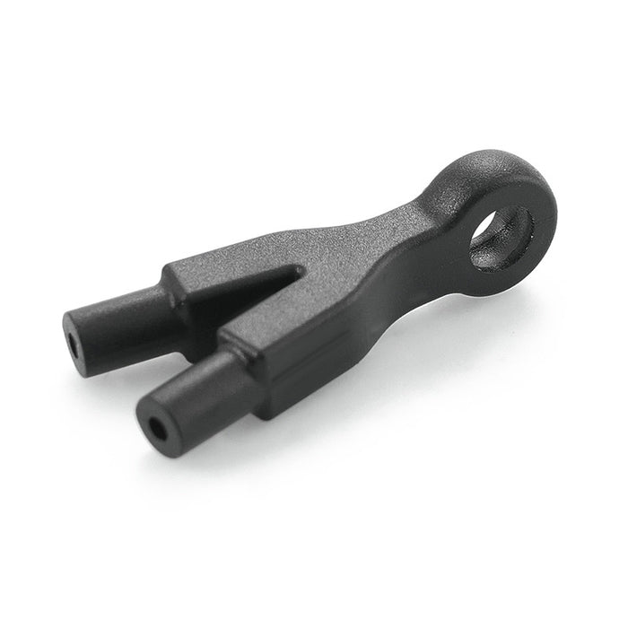 Black rear connecting rod adaptor for RC vehicles