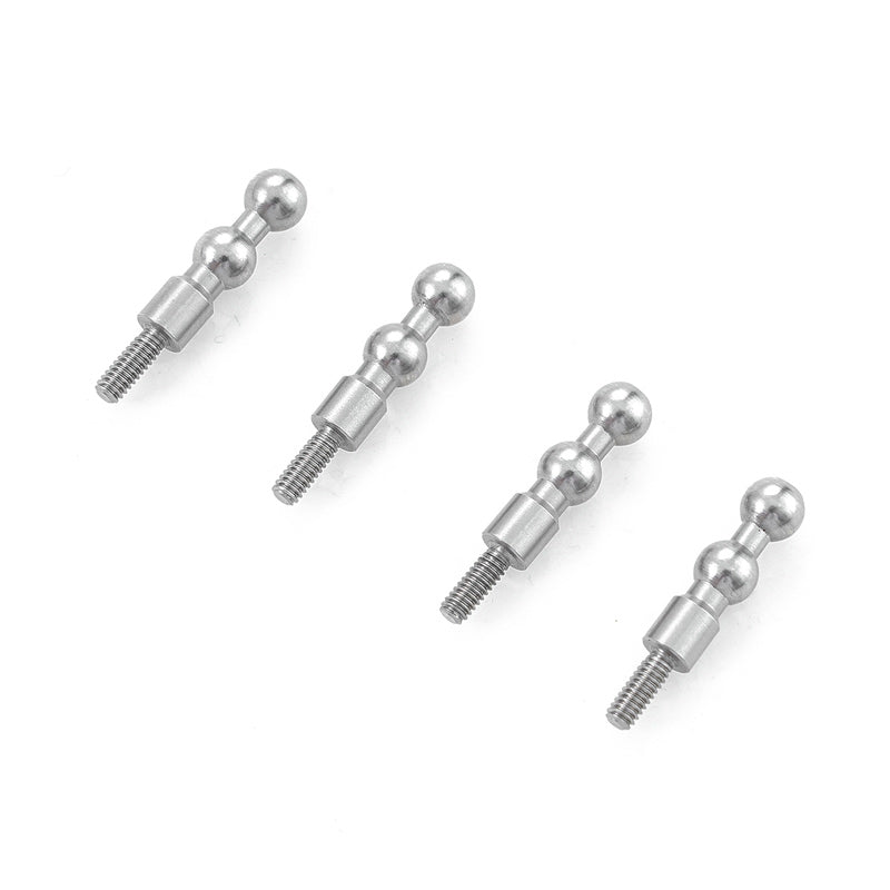 Set of four metal pivot balls for RC vehicle assembly