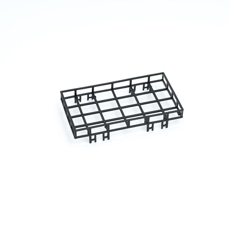 Black rooftop rack for FCX24M Defender 110 RC model