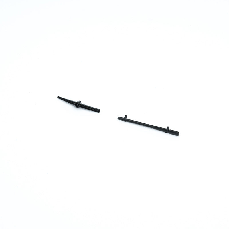 Black rods for RC vehicle assembly