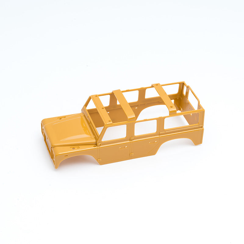 Yellow car body for FCX24M Defender 110 RC model