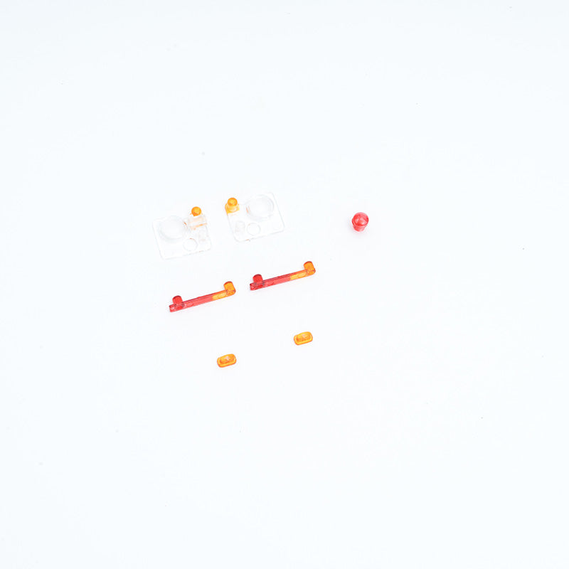 FCX24M Defender RC model lens set featuring orange and red lens components