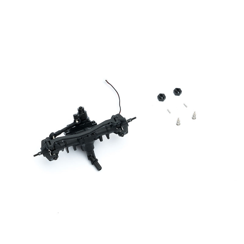 FCX24M Defender 90 front axle assembly with accessories