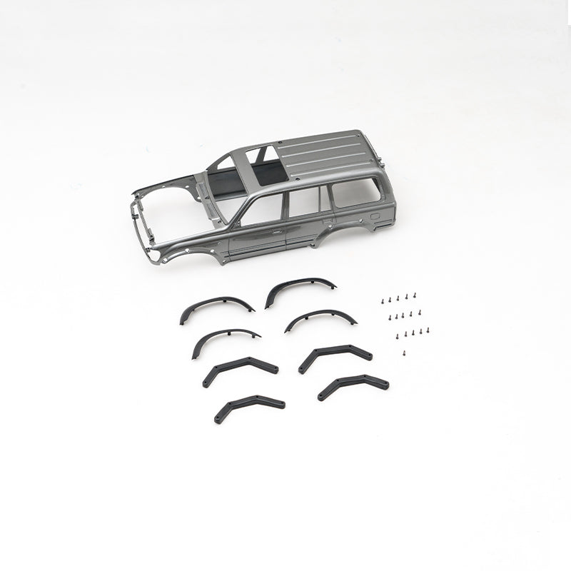 FCX18 LC80 LAND CRUISER Boby Shell V2 (Gray/Yellow/Blue)