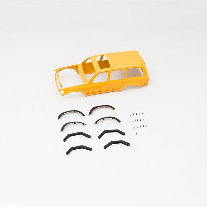 FCX18 LC80 LAND CRUISER Boby Shell V2 (Gray/Yellow/Blue)