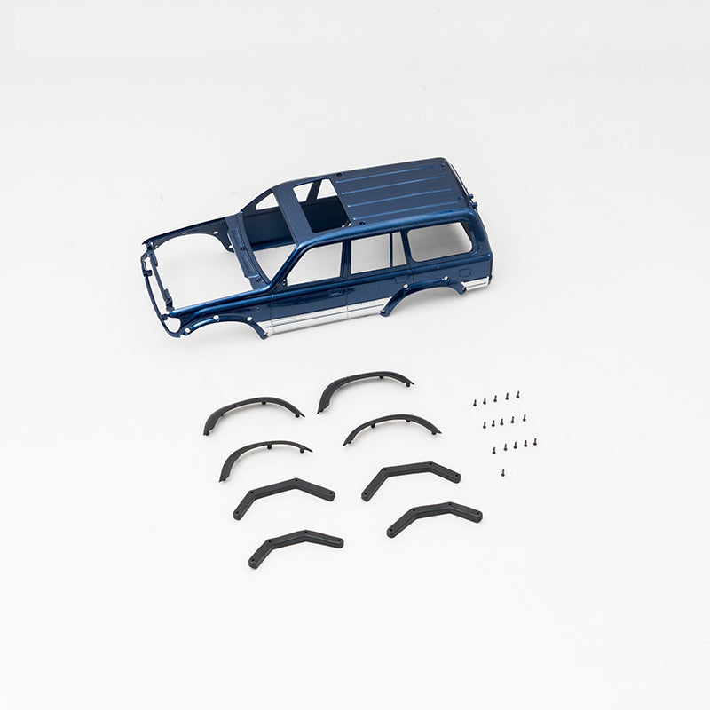 FCX18 LC80 LAND CRUISER Boby Shell V2 (Gray/Yellow/Blue)