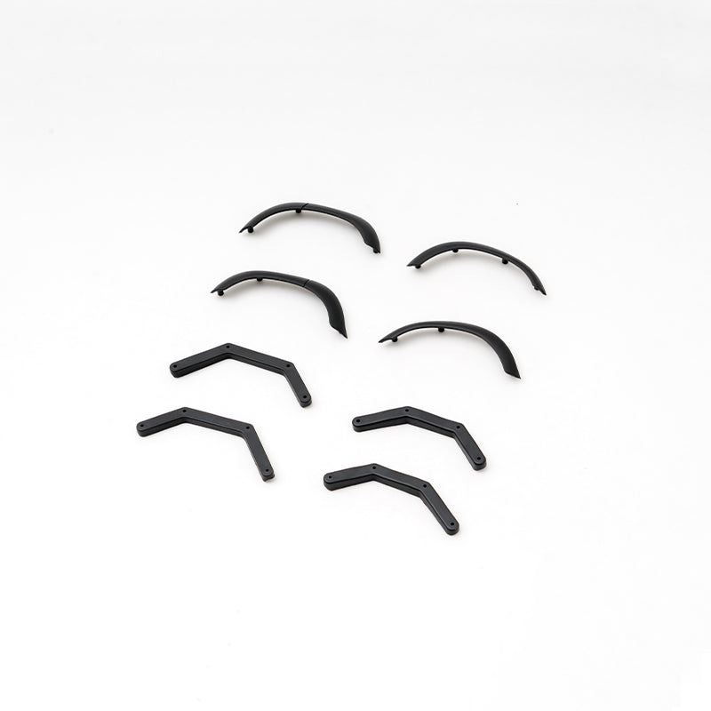 Black fender set for FCX18 LC80 LAND CRUISER remote control model