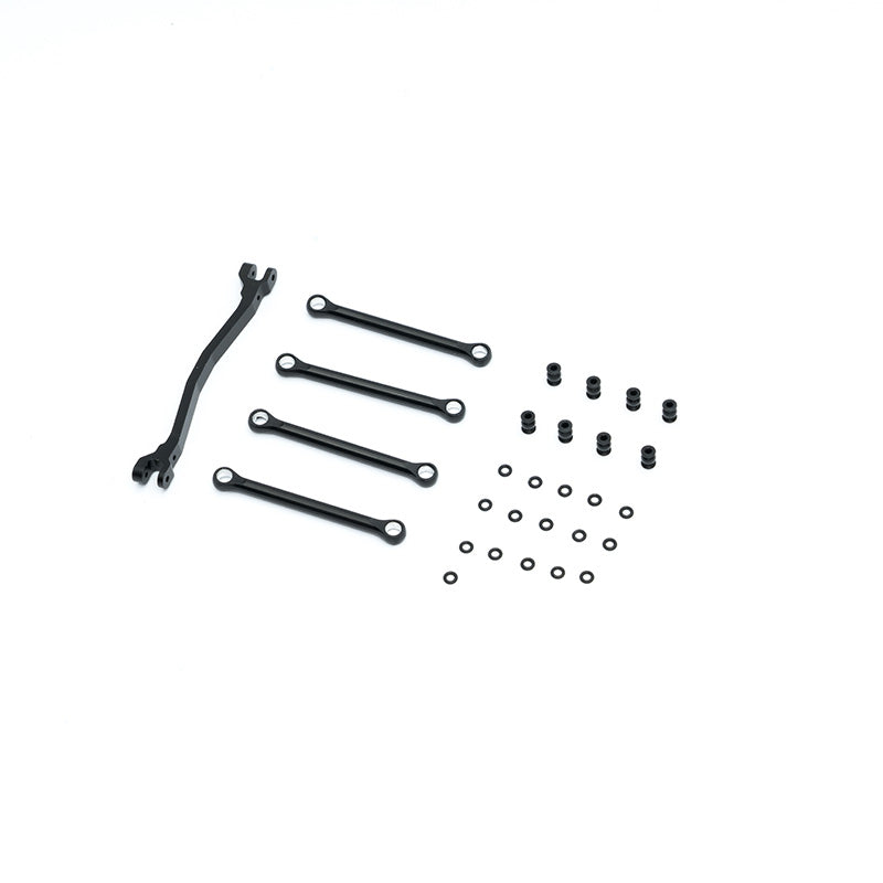 Metal rod set for FCX24M RC models with rods, crossbar, and multiple screws.