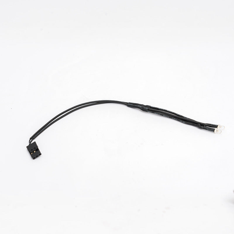 FCX24 K5 PRO LED wire set with black connector and two leads