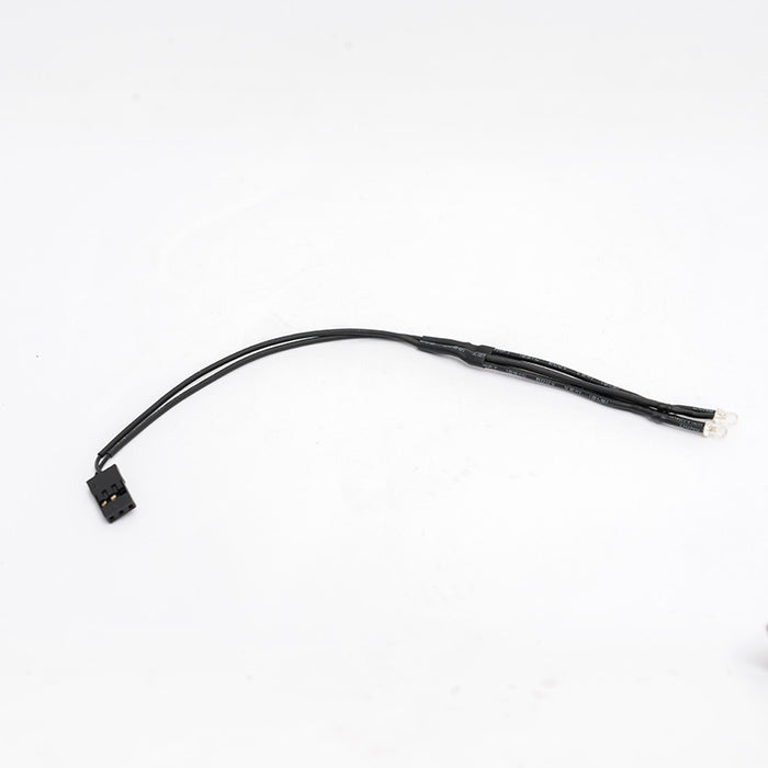 FCX24 K5 PRO LED wire set with black connector and two leads
