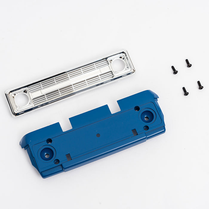 Blue/red exhaust plate Style B for 1:24 K5 PRO with screws