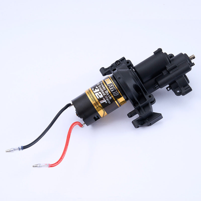 RC gearbox motor assembly for toy vehicles and models