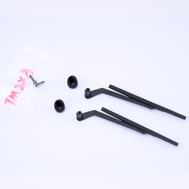 FCX10 Toyota LC80 windshield wiper set with arms and mounting parts