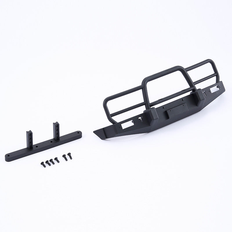Toyota LC80 bumper bracket with screws for RC car modification