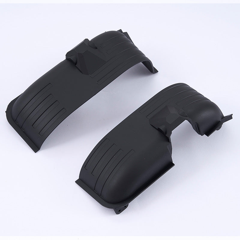 Black rear fender set for FCX10 Toyota LC80 remote control model