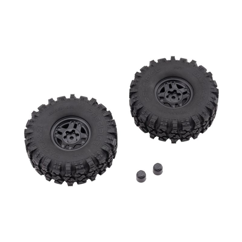 FCX10 PRO LC80 Wheel Assembly 1 Pair V1