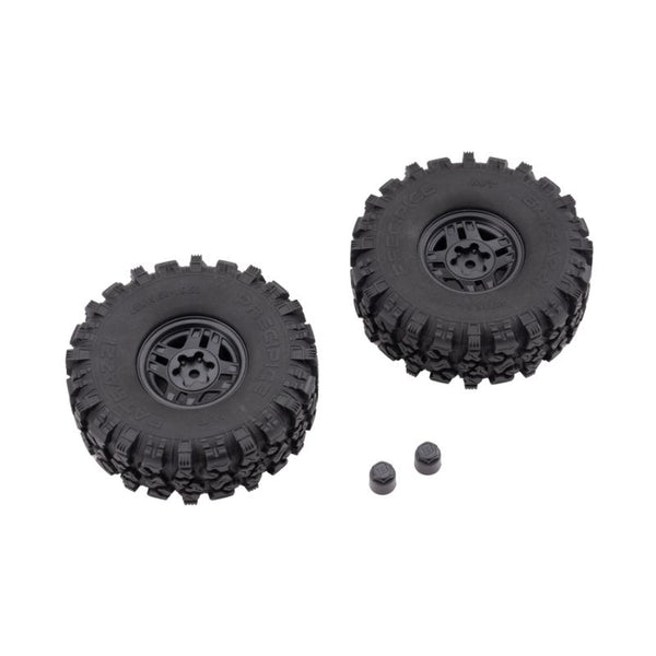 FCX10 PRO LC80 Wheel Assembly 1 Pair V1