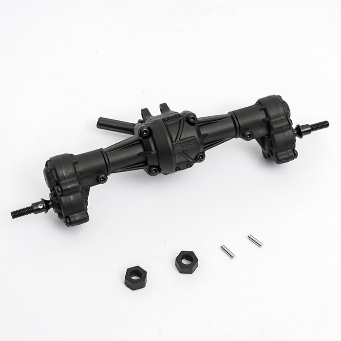 Rear axle assembly for FCX24 K5 PRO with mounting hardware