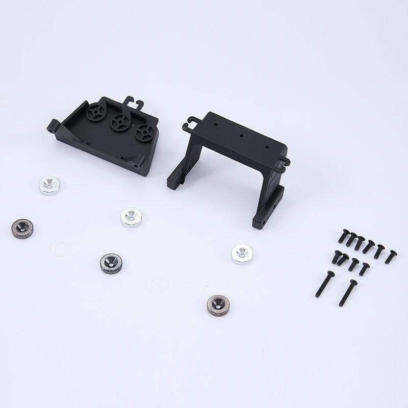 FCX10 Toyota LC80 light effect connect mount and hardware components