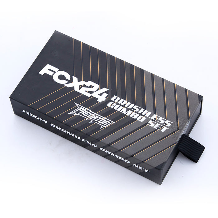 FCX24 brushless combo set packaging for RC vehicle upgrades