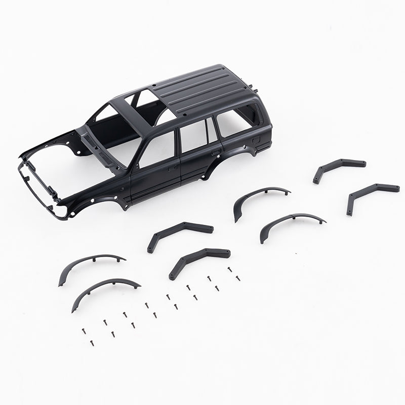 FCX18 LC80 Brushless Body Shell V2 (Black)