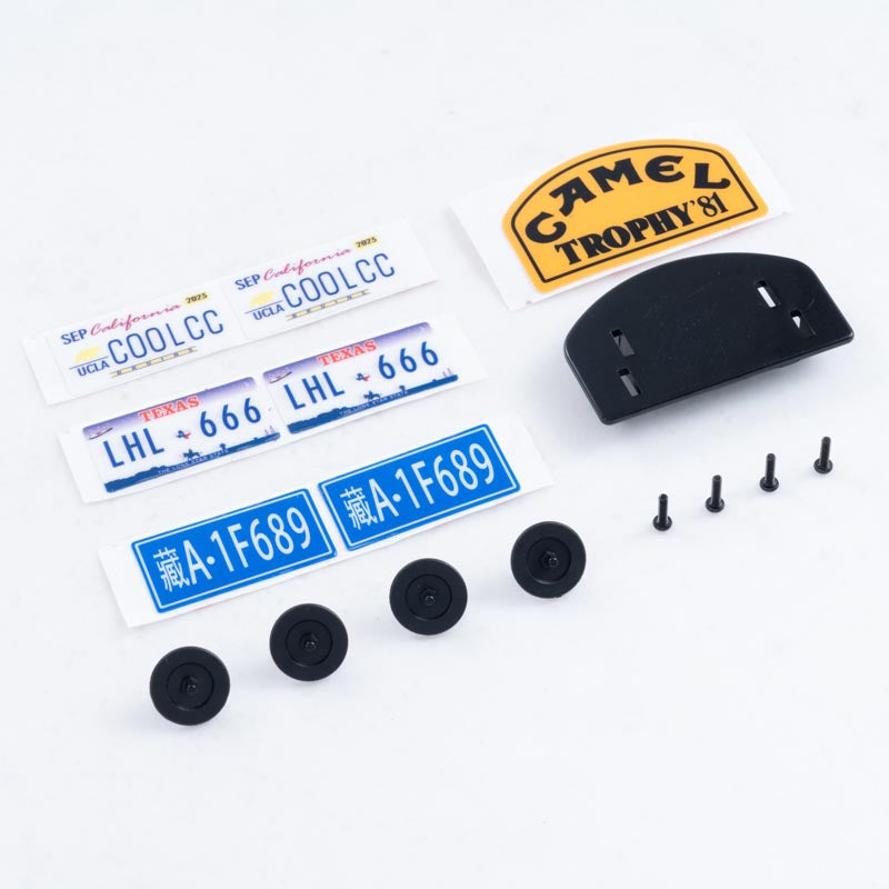 FCX10 Range Rover Car Body Assembly Painted (Yellow)