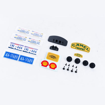 FCX10 Defender 110 Car Body Assembly Painted (Yellow)