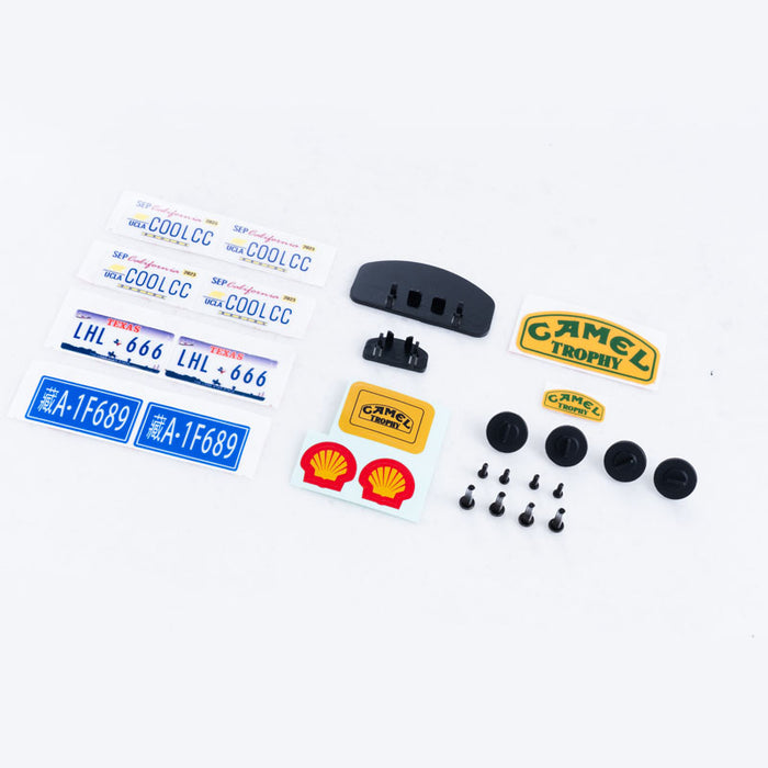 FCX10 Defender 110 Car Body Assembly Painted (Yellow)