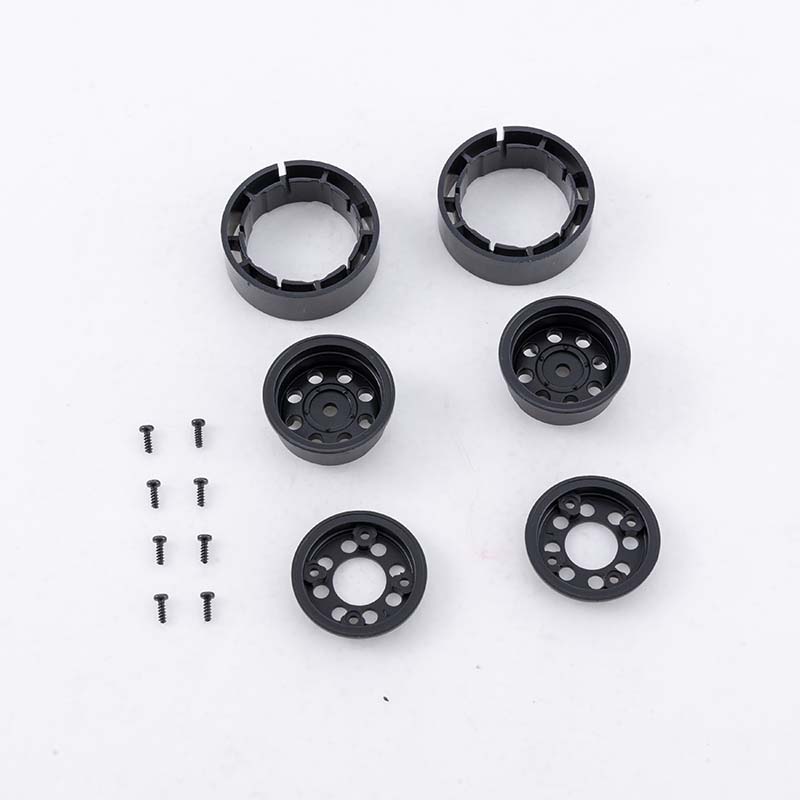 1:24 K5 Black Brushless Wheel (Painted Black)