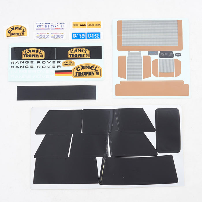 FCX10 Range Rover Decal Sheet Set