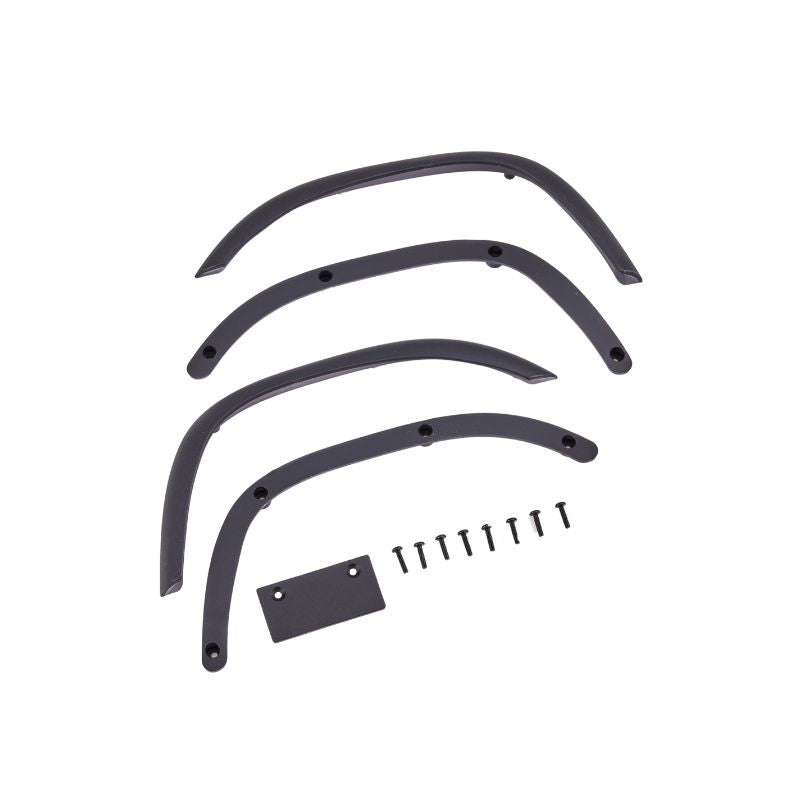 FCX10 TOYOTA LC80 FRONT WHEEL FENDER FLARES AND PLATE