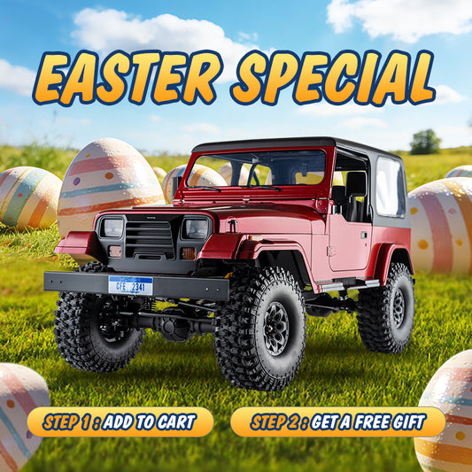 ROCHOBBY 1:10 Mashigan RC Rock Crawler RS Rojo 4x4