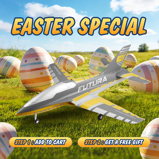 Avión a reacción FMS EDF de 64 mm Futura PNP 